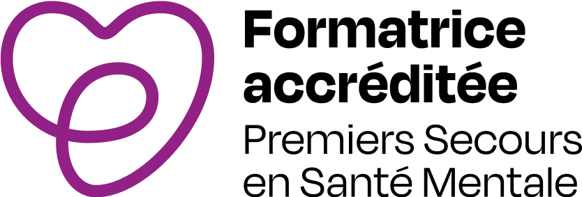 Logo Formatrice accréditée Premiers Secours en Santé Mentale